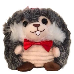 109. NWT KIDS SMART LIVING STUFFED ANIMAL - XMAS HEDGEHOG PLUSH - 5.5”